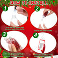 Syhood Christmas Friendship Light DIY Ornament Set 3.39in Red