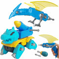 DDHOM Take Apart Dinosaur Toys 2 pcs Educational Construction Stegosaurus