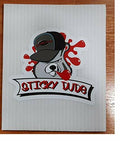 STICKY DUDE 5" Pin Up Girl Bomb Vintage Aviation Military Sticker