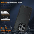 Xmon iPhone 15 Pro Magnetic Case with Tempered Glass Screen Protector Red 6.1"