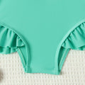 ADXSUN Toddler Girl One Piece Swimsuit Color Block Swimwear Size 3-4 Years