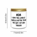 Unique Lavender Scented Soy Candle Gift for Mom from Daughter 7oz