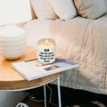 Unique Lavender Scented Soy Candle Gift for Mom from Daughter 7oz