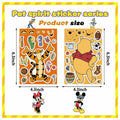 TaDadaPAO Cartoon Sticker Sheets 16 Count Red Anime Craft Party Supplies