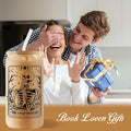 Mahrokh 16oz Reading Themed Tumbler for Book Lovers Women Librarians