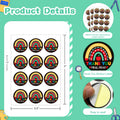 FLYAB Thank You Teacher Stickers 1.5" Apple Labels 36Pcs Gift Tags