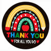 FLYAB Thank You Teacher Stickers 1.5" Apple Labels 36Pcs Gift Tags