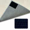 Rug Pad Grippers Double Sided Washable Rug Tape Adhesive Corners Black 4pc