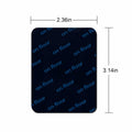 Rug Pad Grippers Double Sided Washable Rug Tape Adhesive Corners Black 4pc