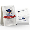JYC11 2025 Graduation Sign & Words of Wisdom Cards 26 pcs Multi-color