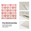 Yxuiyal Love Heart Pillow Covers 20x20 Set of 2 Valentine Linen Decor