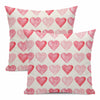 Yxuiyal Love Heart Pillow Covers 20x20 Set of 2 Valentine Linen Decor