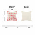 Yxuiyal Love Heart Pillow Covers 20x20 Set of 2 Valentine Linen Decor