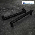 goldenwarm 40 Pack 6-1/4 Inch Gold Cabinet Handles Brushed Brass Drawer Pulls
