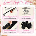 KUIRAN Canvas Tote Bag for Mom Hospital Shopping Beach Gifts from Family