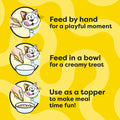 BestBy12/26 Temptations Creamy Puree Cat Treats Chicken & Salmon 16 Pouches