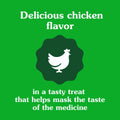 BestBy07/25 Greenies Feline Pill Pockets Cat Treats Chicken Flavor 3oz 85ct
