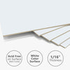 Somime 10 Pack 5x7 White Picture Mats with Backing Acid Free Photo Boards