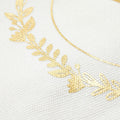 Glamlily Gold Initial I Personalized Makeup Bag White 10x3x6 In