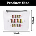 KongMoTree YaYa Grandma Makeup Cosmetic Bag Travel Organizer 9x7x2 inch