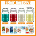 Tioncy Christmas Scented Candle Gift Set 68oz 4 Pcs Apple Cookies Mint