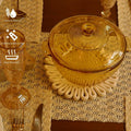 AHHFSMEI 8 Inch Heat Resistant Trivets Pot Holders 4pcs Light Brown