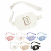 YOOLIFE Fleece Belt Bag Waist Pack Crossbody Beige Kids Size 8-12
