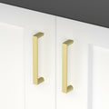 homdiy 10Pack 5in Matte Black Cabinet Handles 128mm Hole Centers