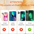 LORYVAN Magnetic Clear Case iPhone 12/12 Pro Floral Blue 6.1"
