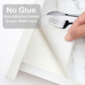 NCANBUS Shelf Liner Non-Slip Waterproof Marble 18in x 20ft Thick Strong Grip