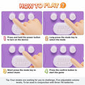 Hand-Held Rhythm Master Dance Machine Educational Toy Purple Bunny Kids 3-12