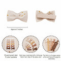 FANCY CLOUDS Baby Hair Clips 10 pcs Handmade Daisy Bows Barrettes Accessories