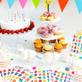 MotiMind 100 Pcs Rainbow Disposable Party Napkins Birthday Supplies