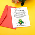 TI-EDC Sentimental Christmas Cards for Daughter - Merry Xmas Gifts