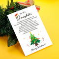 TI-EDC Sentimental Christmas Cards for Daughter - Merry Xmas Gifts