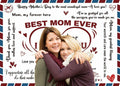 PGSWEER Mother's Day Backdrop 7x5FT Love Heart Banner Photo Booth Props