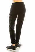 Eevee Women's Casual Jogger Pants Sweatpants Relaxed Fit Black Size M