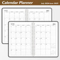 Weekly Planner 2024-2025 5.7x8.3in Academic Monthly Organizer Calendar