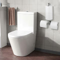 Double Toilet Paper Holder with Shelf Wall Mount 304 Stainless Steel