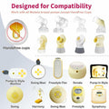 Nenesupply 17mm Flange Compatible with Medela Breast Pump Parts Replacement