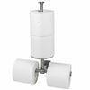 Double Toilet Paper Holder with Shelf Wall Mount 304 Stainless Steel