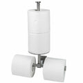 Double Toilet Paper Holder with Shelf Wall Mount 304 Stainless Steel