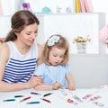 Dunzoom 200 Pcs Mother's Day Christian Coloring Bookmarks Bulk DIY