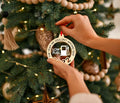 D4DREAM 2022 Funny Gas Christmas Tree Ornament Wooden Holiday Decor