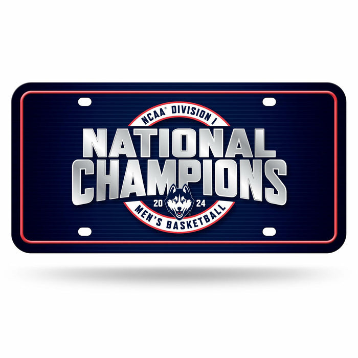 Rico Industries NCAA Connecticut Huskies 2024 Basketball Metal Tag