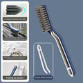 2PCS Window Groove Cleaning Brush V Shape Multifunctional White