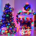 Brightown 2 Pack C9 Christmas Lights 200 LED 162FT Multicolor Timer 8 Modes