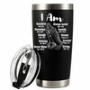 Panvola Vacuum Insulated Tumbler Stainless Steel 20oz Black