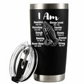 Panvola Vacuum Insulated Tumbler Stainless Steel 20oz Black