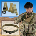 Tactical Belt Men Adjustable Loop Inner Duty Waist Gear Purple Camo